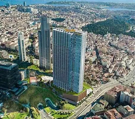 아파트 A Luxurious 1+1 Apt At Sinpas Queen Bomonti F-16 이스탄불